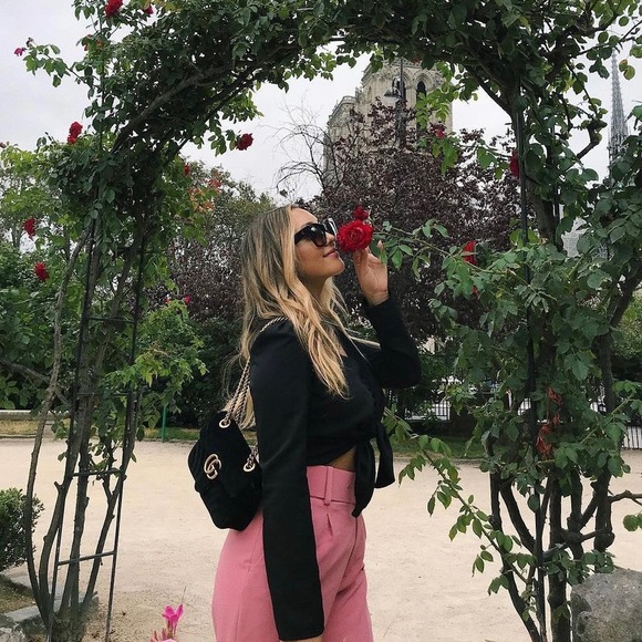 Pink Zara trousers